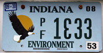 indiana plate